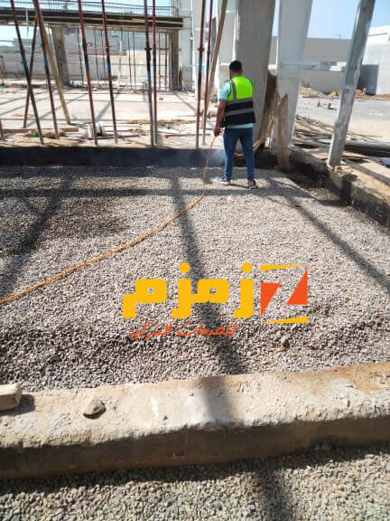 رش دفان قبل البناء